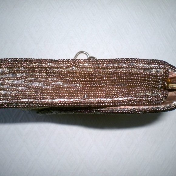 Vtg Delill beaded clutch shoulder evening bag - Picture 8 of 13